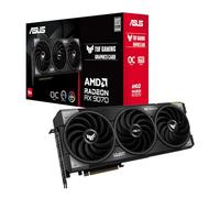 ASUS TUF Gaming Radeon RX 9070 OC Edition 16GB - Carte Graphique Gaming (16GB GDDR6, PCIe 5.0, HDMI, DisplayPort 2.1, 3.125 Slot, Ventilateurs axiaux, revêtement Protecteur PCB)