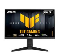 ASUS TUF Gaming Series 5 Moniteur de Jeu 24,5" 1080p (VG259QMRL5A) - Full HD, Panneau IPS Rapide, 310 Hz, 0,3 ms, DisplayHDR400, 99% sRGB, Hauteur réglable, DisplayWidget, Gaming AI, Garantie de 3