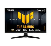 ASUS TUF Gaming VG259QM5A - Écran LED - jeux - 24.5" - 1920 x 1080 Full HD (1080p) - 240 Hz - IPS - 300 cd/m² - 1000:1 - DisplayHDR 400 - 1 ms - 2xHDMI, DisplayPort - haut-parleurs - noir