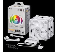 Asus TUF Gaming TF120 ARGB Fan White Edition - Triple Fan Kit with ARGB Controll
