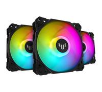 ASUS TUF Gaming TF120 ARGB Fan - Triple Fan Kit with ARGB Controller Boitier PC Refroidisseur d'air 12 cm Noir