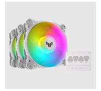 ASUS TUF GAMING TF120 ARGB WHITE EDITION 3IN1 Boitier PC Refroidisseur d'air 12 cm Blanc 3 pièce(s)