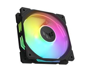 ASUS TUF Gaming TR120 ARGB Reverse Fan - Single Pack Boitier PC Ventilateur 12 cm Noir