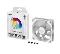 ASUS TUF Gaming TR120 ARGB Single Pack White Edition 120mm Fans (28mm Frame, 3.3