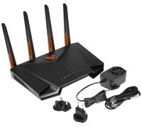 ASUS TUF Gaming TUF-AX4200 Routeur WiFi 6 double bande, WiFi 6 802.11ax, port 2,5 Gbit/s, mode jeu mobile, sécurité Internet gratuite à vie, support Wi-Fi maille, accélérateur d'engrenages, Qos adaptatif, transfert de ports