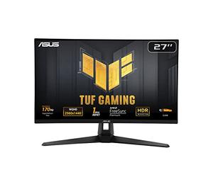ASUS TUF Gaming VG27AQA1A - Moniteur Gaming 27" WQHD 2560 x 1440, 170Hz, Temps de réponse 1ms, Freesync Premium, Extreme Low Motion Blur, Shadow Boost, HDR, DisplayWidget Center
