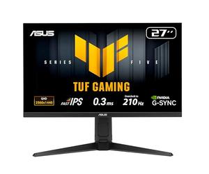 ASUS TUF Gaming VG27AQL5A - Moniteur Gaming 27" QHD (2560x1440), 210Hz (OC), Fast IPS, ELMB Sync, 0.3ms GTG, Haut-parleurs Stéréo, DisplayWidget Center, Gaming AI, Ajustable en Hauteur