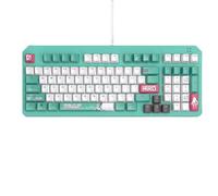 ASUS TUF Gaming x Hatsune Miku Edition Clavier pour Jeux vidéo/TUF Gaming K3 Gen II Hatsune Miku Edition/Conception à 97 Touches, Interrupteur RVB Optique, Montage sur Joint en Silicone, Mousse