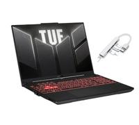 ASUS TUF Ordinateur portable de jeu WUXGA 16" 144 Hz | AMD Ryzen 7 7445HS 3,2 GHz | NVIDIA GeForce RTX 4050 | Rétroéclairé | Webcam | 16 Go de RAM DDR5 | SSD 512 Go | Windows 11 Home | Ensemble avec