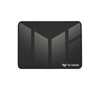 ASUS TUF P1 Gaming - Tapis de Souris 260x360mm, Surface Textile, Base Caoutchouc Antidérapante, Noir/Gris, Résistant à l'Eau, Épaisseur 2mm