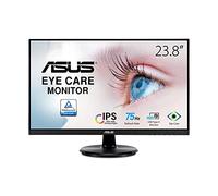 ASUS VA24DCP Moniteur de soins oculaires 23,8" Full HD, IPS, sans cadre, USB-C, 65 W PD, 75 Hz, Adaptive-Sync/FreeSync, faible lumière bleue, sans scintillement, montage mural
