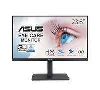ASUS VA24EQSB) Écran 23,8" 1080p Full HD, IPS, 75 Hz, haut-parleurs intégrés, soin des yeux, faible lumière bleue, sans scintillement, montage VESA, réglage de la hauteur, sans cadre, DisplayPort,