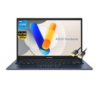 ASUS Vivobook 14" FHD Laptop, Intel Core i5-1334U, 12GB RAM 256GB SSD, NumberPad, Long Battery Life, Private Webcam, PDG HDMI Cable, US Version KB, Windows 11 Pro, Quiet Blue