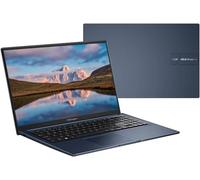 ASUS VivoBook 15 Ordinateur portable fin et léger, écran FHD de 15,6", processeur Intel Core i3-1215U, 8 Go de RAM DDR4, SSD PCIe 512 Go, mode Windows 11 Home S, bleu silencieux, F1504ZA-AS34
