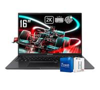 ASUS Vivobook 16 Ordinateur portable, 16" 2K 1920 x 1200, Intel Core i7-1355U (5 GHz), clavier rétroéclairé, empreintes digitales, entreprise, étudiant, Wi-Fi 6E, clavier numérique, noir, Windows 11