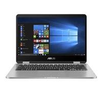 VivoBook Flip 14 TP401MA BZ013R - Conception inclinable - Intel Celeron - N4000 / 1.1 GHz - Win 10 Pro - UHD Graphics 600 - 4 Go RAM - 64 Go eMMC -