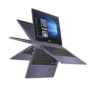 ASUS VivoBook Flip Ordinateur portable 2 en 1 fin et léger - Écran tactile HD 11,6", processeur Intel Dual-Core Celeron N3350, 4 Go de RAM, 64 Go de stockage eMMC, Windows 10 pouces S Mode, Office 365
