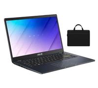 ASUS Vivobook Go Ordinateur portable FHD 14" | Intel Celeron N4500 | Intel UHD Graphics | WiFi | Bluetooth | Star Black | 4 Go de RAM | 128 Go SSD | Windows 11 S | Ensemble avec sac noir