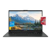 ASUS Vivobook Go Ordinateur portable FHD 15,6", processeur Intel i3 8 cœurs, 8 Go de RAM, 128 Go de stockage + SSD portable de 1 To, WiFi et BT, écran NanoEdge, charge rapide, clavier, webcam, USB-C