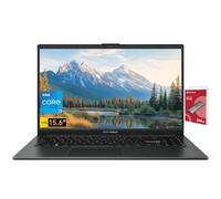ASUS Vivobook Go Ordinateur portable FHD 15,6", processeur Intel i3 8 cœurs, 8 Go de RAM, 128 Go de stockage + SSD portable 256 Go, WiFi et BT, écran NanoEdge, charge rapide, clavier, webcam, USB-C
