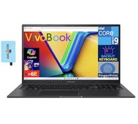 ASUS Vivobook K3704VA-DH96-S Ordinateur portable 17X Écran FHD 14 cœurs Intel i9-13900H, 40 Go de RAM, SSD PCIe 2 To, Intel Iris Xe, KB rétroéclairé, empreintes digitales, WiFi 6E, Win 11 Pro)/w DKZ