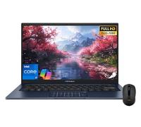 ASUS Vivobook Ordinateur portable 14" FHD (1920 x 1080) - Intel Core i7-1355U - 10 cœurs - Intel UHD Graphics - Copilot - Caméra de confidentialité - Windows 11 Home - Avec souris sans fil (12 Go de