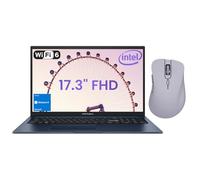 ASUS Vivobook Ordinateur portable 17,3" FHD IPS, Intel Core i3-1215U, 16 Go de RAM, 1 To PCIe SSD, Type-C, HDMI, Webcam, Bluetooth, Wi-Fi 6, Windows 11 Home, bleu, ensemble avec souris sans fil