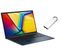 Asus Vivobook Ordinateur portable 17" FHD | Intel Core i3-1215U (Beat AMD Ryzen 5 7520U) | Carte graphique Intel UHD | Appareil photo | Bleu | 24 Go de RAM | SSD 512 Go | Windows 11 Home | Ensemble