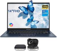 ASUS Vivobook Ordinateur portable FHD de 14", Intel Core i5-1334U, 40 Go de RAM 2 To SSD, NumberPad, longue durée de vie, webcam privée, ensemble d'ordinateur portable étudiant professionnel, Windows