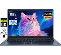 ASUS Vivobook Ordinateur portable FHD de 14 po, Intel 10-Core i5-1334U (Beat i7-1250U), 16 Go de RAM 512 Go SSD, NumberPad, longue durée de vie, webcam privée, ordinateur portable Windows 11 pour