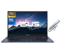 ASUS Vivobook Ordinateur portable FHD de 14" pour professionnels et étudiants, processeur Intel Core 5 120U 10 cœurs, RAM 12 Go SSD de 1 To, Windows 11, concentrateur 8 en 1 PLUSERA inclus, bleu