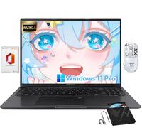 ASUS Vivobook Ordinateur portable fin et léger de 16 po - Écran WUXGA 60 Hz, Intel 10 cœurs i7-1355U, 40 Go de RAM, SSD de 2 To, clavier Chiclet, Wi-Fi, USB-C/A, Win 11 Pro et MS Office 2021, avec