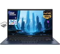 ASUS Vivobook Ordinateur portable pour étudiant, entreprise, maison, école, étude, 14 po FHD Intel 10 cœurs (Best i7-1255U), 16 Go de RAM 1 To SSD, webcam privée, Windows 11 Pro