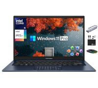 ASUS Vivobook Ordinateur portable professionnel 2025-2026, Microsoft Office à vie, copilote, écran FHD de 14", processeur Intel i5 10 cœurs, RAM 40 Go, stockage 1,5 To (SSD 1 To + 500 Go de sortie