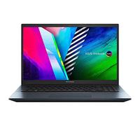 ASUS VivoBook Pro 15 OLED Ordinateur portable ultra fin, écran OLED FHD 15,6", processeur AMD Ryzen 7 5800H, NVIDIA GeForce RTX 3050, 16 Go de RAM, 512 Go de SSD, Windows 11 Home, bleu silencieux, M3500QC-DS71