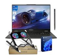 ASUS Vivobook Pro S 16 Flip Convertible Ordinateur portable 2 en 1, écran tactile WUXGA de 16", Intel i9-13900H, 40 Go de RAM, 2 To SSD Pen 2.0 SA203H, ensemble avec radiateur pliable PCO pour
