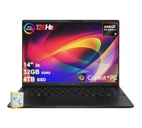 ASUS Vivobook S 14 Copilot+ AI PC portable | 14" 2880 x 1800 120 Hz OLED (600 nits HDR) | AMD Ryzen AI 9 365 (jusqu'à 50 Tops) | 32 Go DDR5 4 To SSD | Caméra infrarouge FHD rétroéclairée RVB Win11