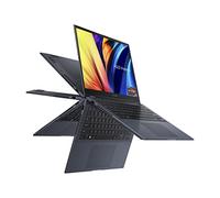 ASUS Vivobook S 14 Flip Écran tactile WUXGA 16:10, processeur AMD Ryzen 7 5800H, RAM 8 Go, SSD 512 Go, pavé numérique, capteur d'empreintes digitales, Windows 11 Home, bleu silencieux, TN3402QA-AS74T