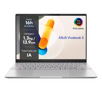 ASUS Vivobook S14 OLED M5406WA-QD088W Copilot+ PC AMD Ryzen AI 9 HX 370 Ordinateur portable 35,6 cm (14 ) WUXGA 32 Go LPDDR5x-SDRAM 1 To SSD Wi-Fi 6E (802.11ax) Windows 11 Home Espagnole Argent