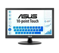 ASUS VT168HR écran plat de PC 39,6 cm (15.6") 1366 x 768 pixels WXGA LED Écran tactile Noir