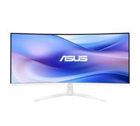 ASUS VU34WCIP-W Eye Care, moniteur incurvé de 34 pouces, large Quad HD VA (3440 x 1440), 1 ms (MPRT), 100 Hz, HDMI, USB-C et DisplayPort, SmoothMotion, technologie Eye Care Plus, haut-parleur intégré,