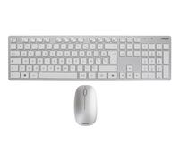 Asus W5000 Clavier et Souris sans Fil 2,4 GHz Gris et Blanc - Copilot