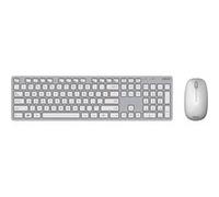 Clavier et souris sans fil W5000 gris et blanc