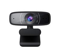 ASUS Webcam C3 1080p HD USB Caméra - Microphone Beamforming Inclinable Réglable Rotation à 360 degrés Grand champ de vision, Compatible avec Skype, Microsoft Team et Zoom