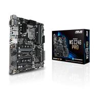 ASUS WS C246 PRO Carte mère workstation Intel C246 LGA 1151 (2x M.2, 2x LAN, 4x PCIe 3.0 x16, USB 3.1 Gen 2, Intel Xeon CPU, mémoire ECC)