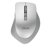 ASUS WT425 - Souris sans Fil 1600 DPI - Ergonomique Droitier - USB 2.0 - Silencieuse - Sensibilité Ajustable - Couleur Argenté - Compatible Windows