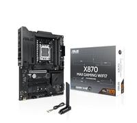 ASUS X870 Max Gaming WIFI7 Carte mère AMD AM5 ATX, 12+2+1 80 A DrMOS, DDR5, PCIe 5.0 x16 Q-Release, 3X M.2, Wi-FI 7 Q-Antenna, LAN 2,5 Go, USB4® Type-C®, USB-C® 20 Gbit/s, BIOS Flashback™, Aura Sync