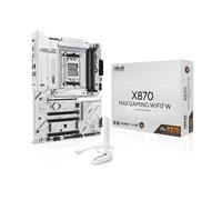 ASUS X870 Max Gaming WIFI7 W Socket de Carte mère AMD AM5 (Ryzen 9000, ATX, mémoire DDR5, PCIe 5.0, WiFi 7, Aura Sync, PCIe Slot Q-Release, CEC Tier II, Blanc)