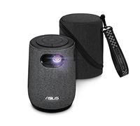ASUS ZenBeam Latte L1 Projecteur Wi-Fi portable 300 lumens, haut-parleur Bluetooth Harman Kardon intégré, 3 heures de lecture vidéo, projecteur WiFi sans fil, HDMI, USB, télécommande, AptoideTV