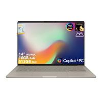 ASUS Zenbook A14 Copilot+ AI PC portable | 14 pouces WUXGA OLED (100% DCI-P3) | Qualcomm Snapdragon X Plus (jusqu'à 45 Tops) | 16 Go de RAM 512 Go SSD | pour Creator Business Professional Win11 Pro